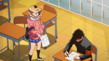 Бесполезный дежурный и школьница со слишком короткой юбкой, Ponkotsu Fuuki Iin to Skirt-take ga Futekisetsu na JK no Hanashi