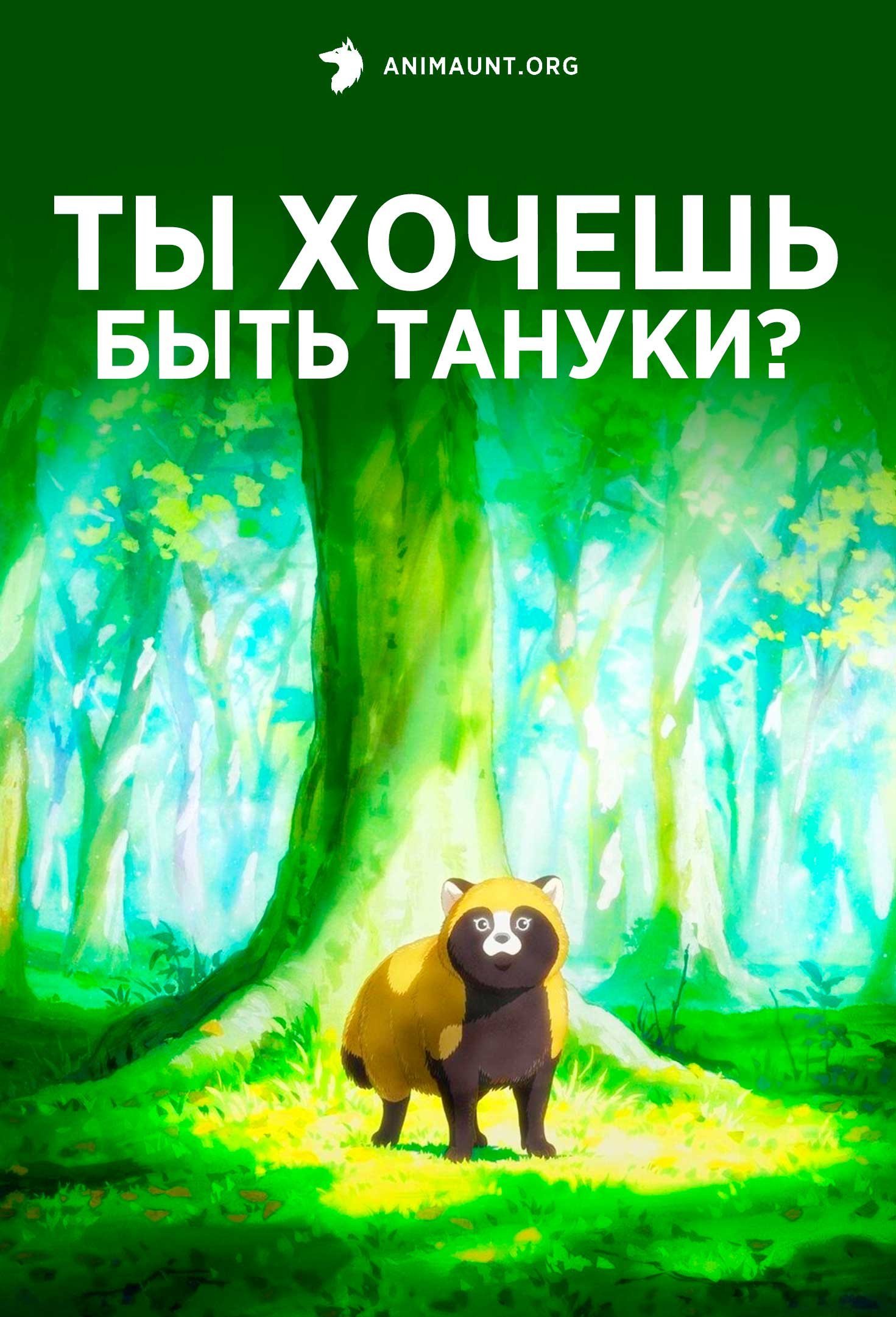 Ты хочешь быть тануки?